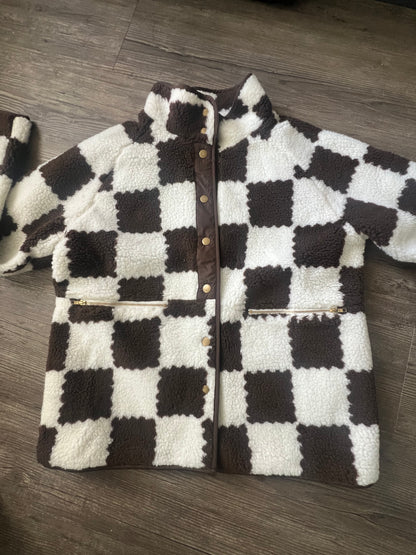 Chocolate Sherpa Jacket